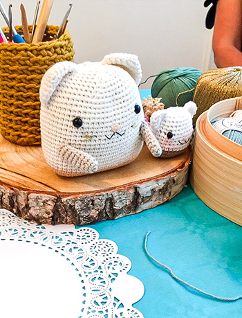 Doudou au crochet au DIY Festival