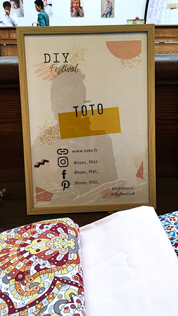 Stand toto au DIY Festival