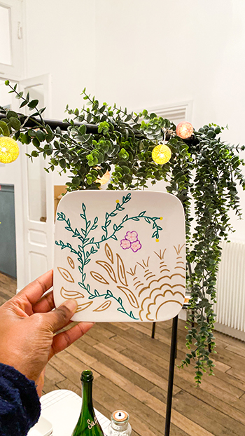 2e édition diy festival soucoupe porcelaine décorée